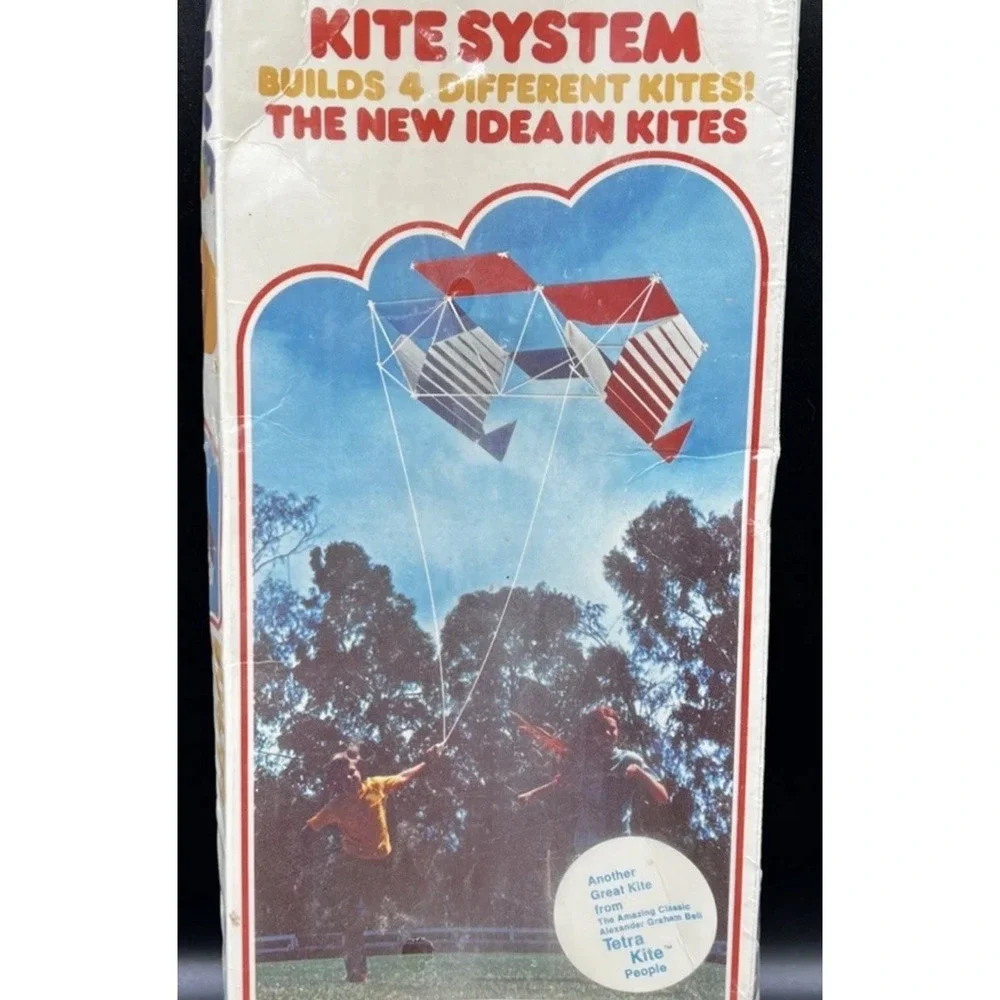 Vintage SKYLINKS 4 Kite System 1974 PANELS ONLY Builds 4 different kites
